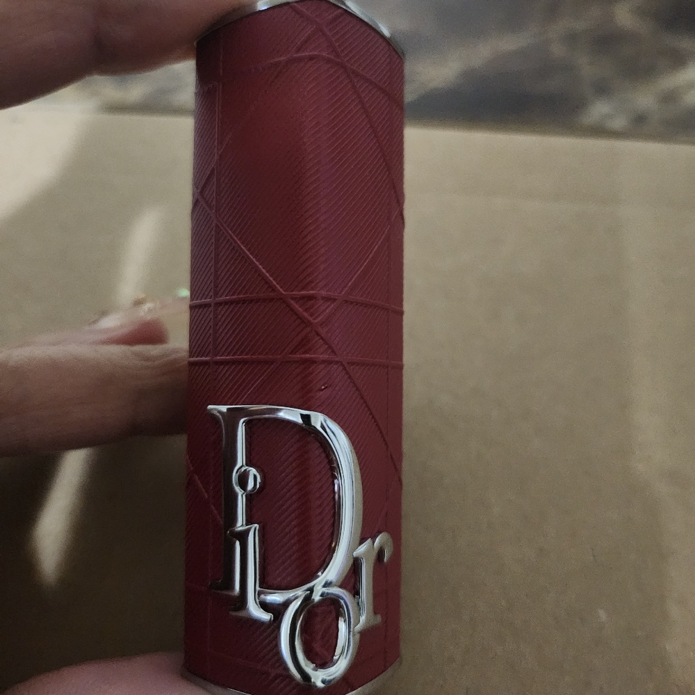 Dior Rouge Lipstick Holder/Case with Silver Accent New - Picture 3 of 8